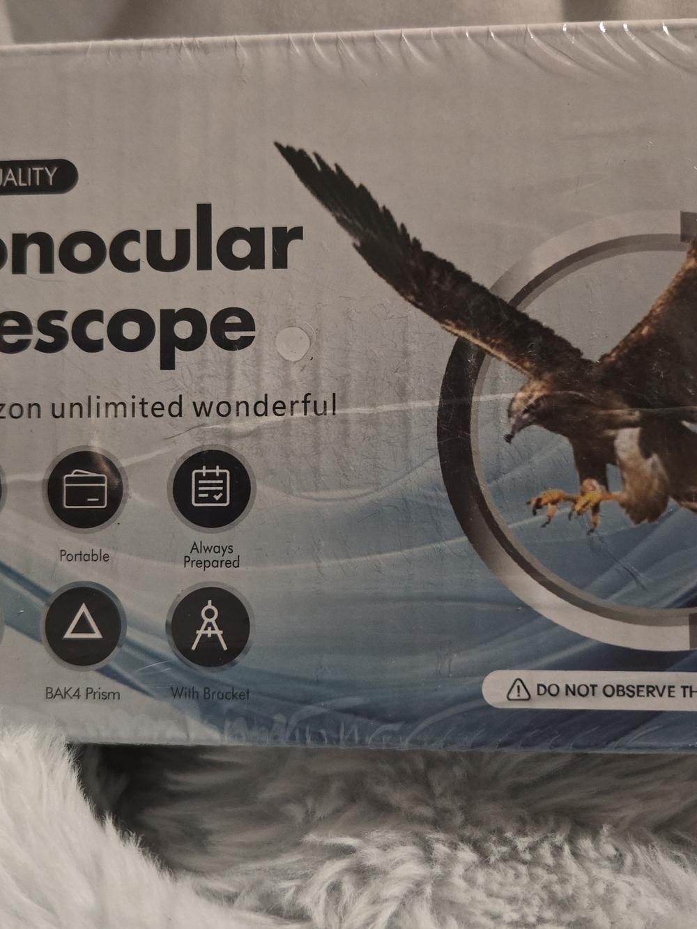 Monocular Telescope Portable Scope - Blue